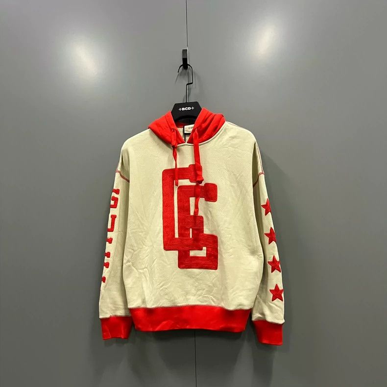Gucci Gucci Color-blocked letter GG embroidered hoodie 2502-Nexta Size US XS / EU 42 / 0 - 1 Thumbnail