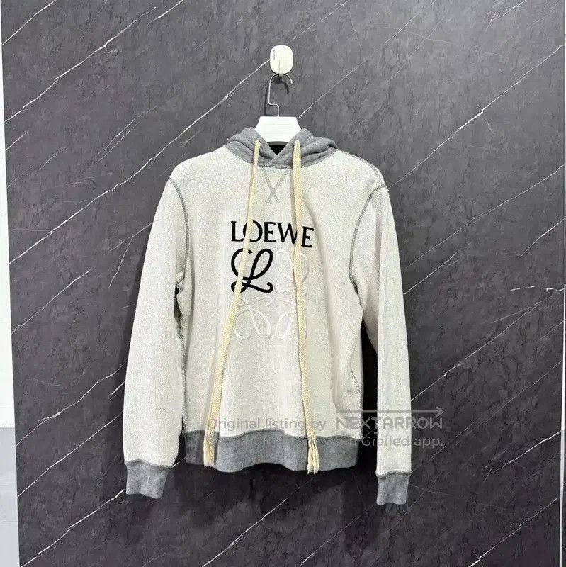 Loewe Loewe Gray Cotton Women's Knit Hoodie . Size S / US 4 / IT 40 - 3 Thumbnail