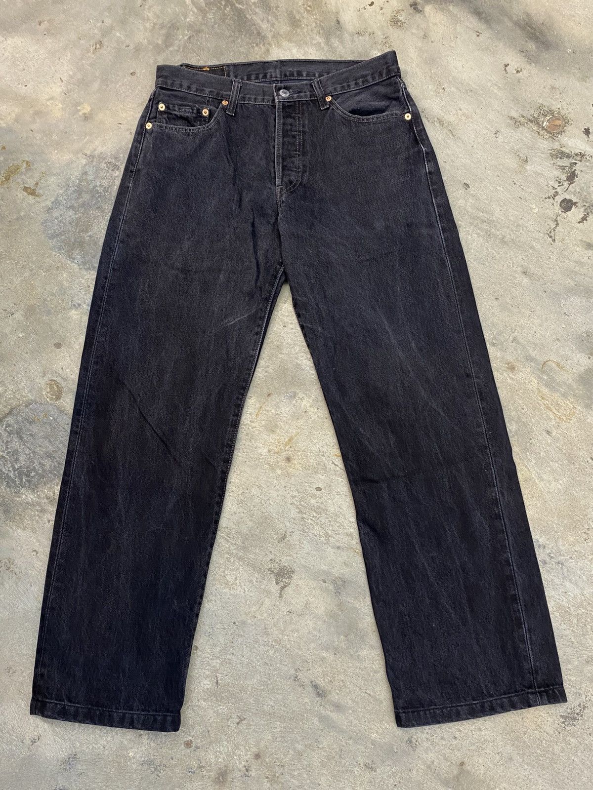Levi's Levi's 501 black jeans wash Size US 31 - 2 Thumbnail