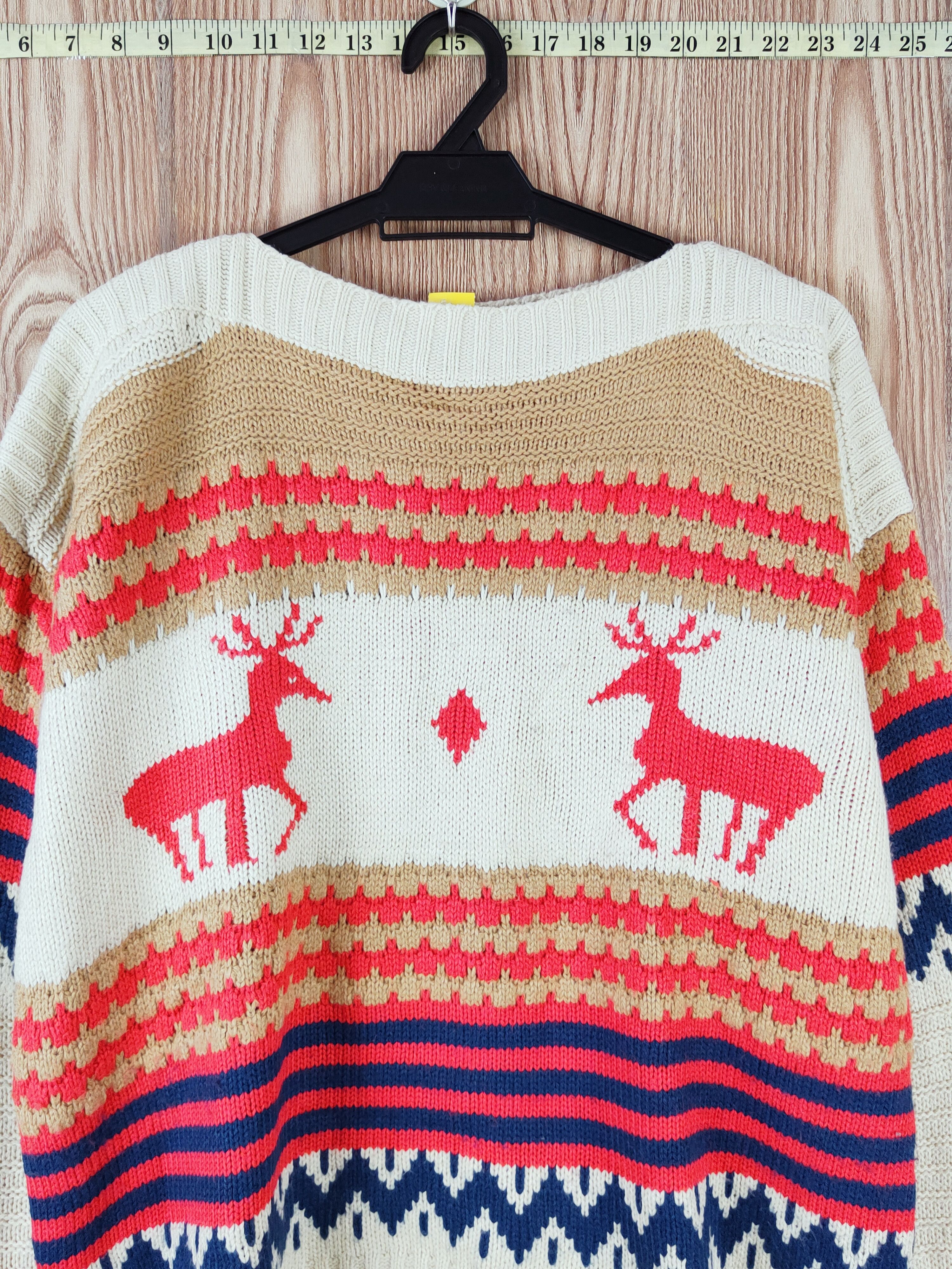Japanese Brand × Vintage Japanese Brand Brown Knitwear Sweatshirts #W662 Size US M / EU 48-50 / 2 - 2 Thumbnail