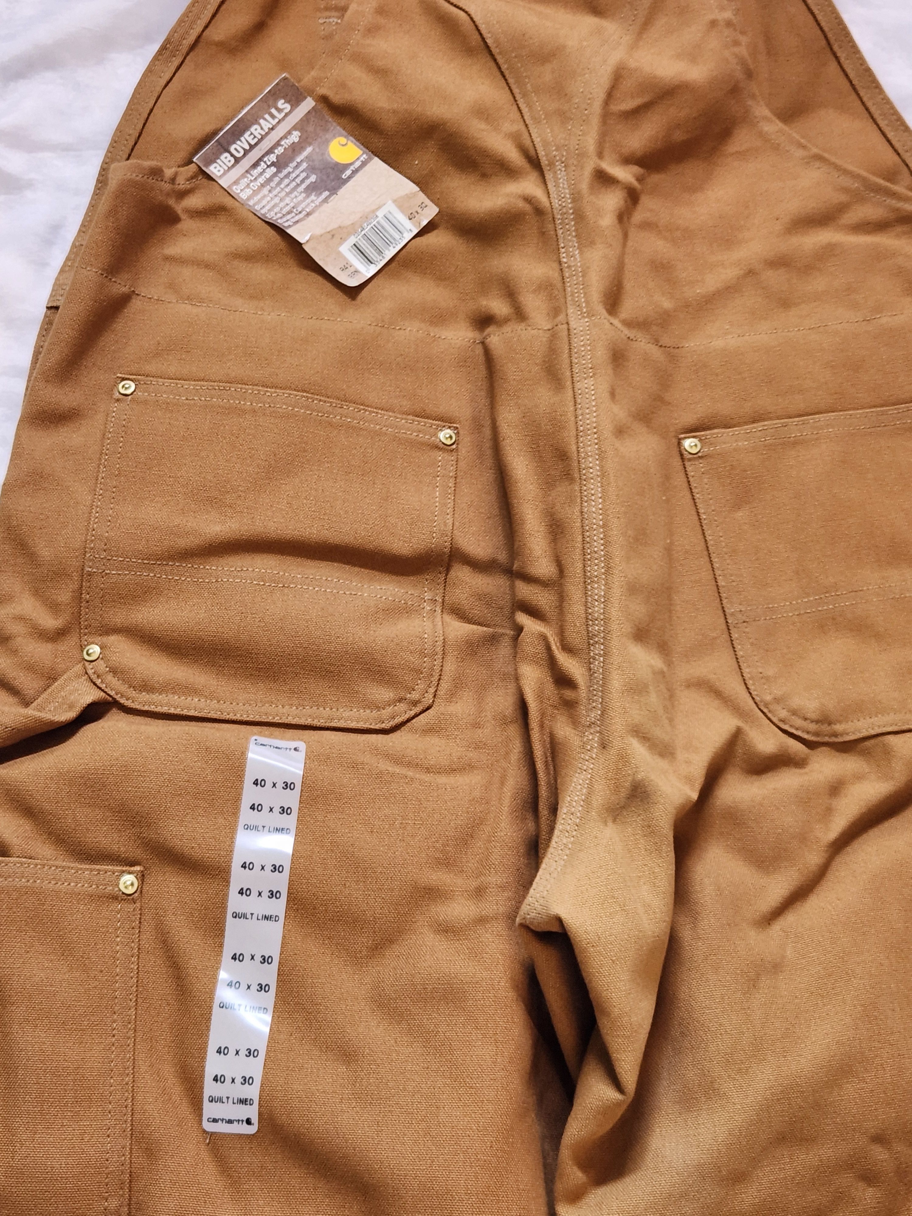Carhartt bib overall double knee Size US 40 / EU 56 - 8 Thumbnail