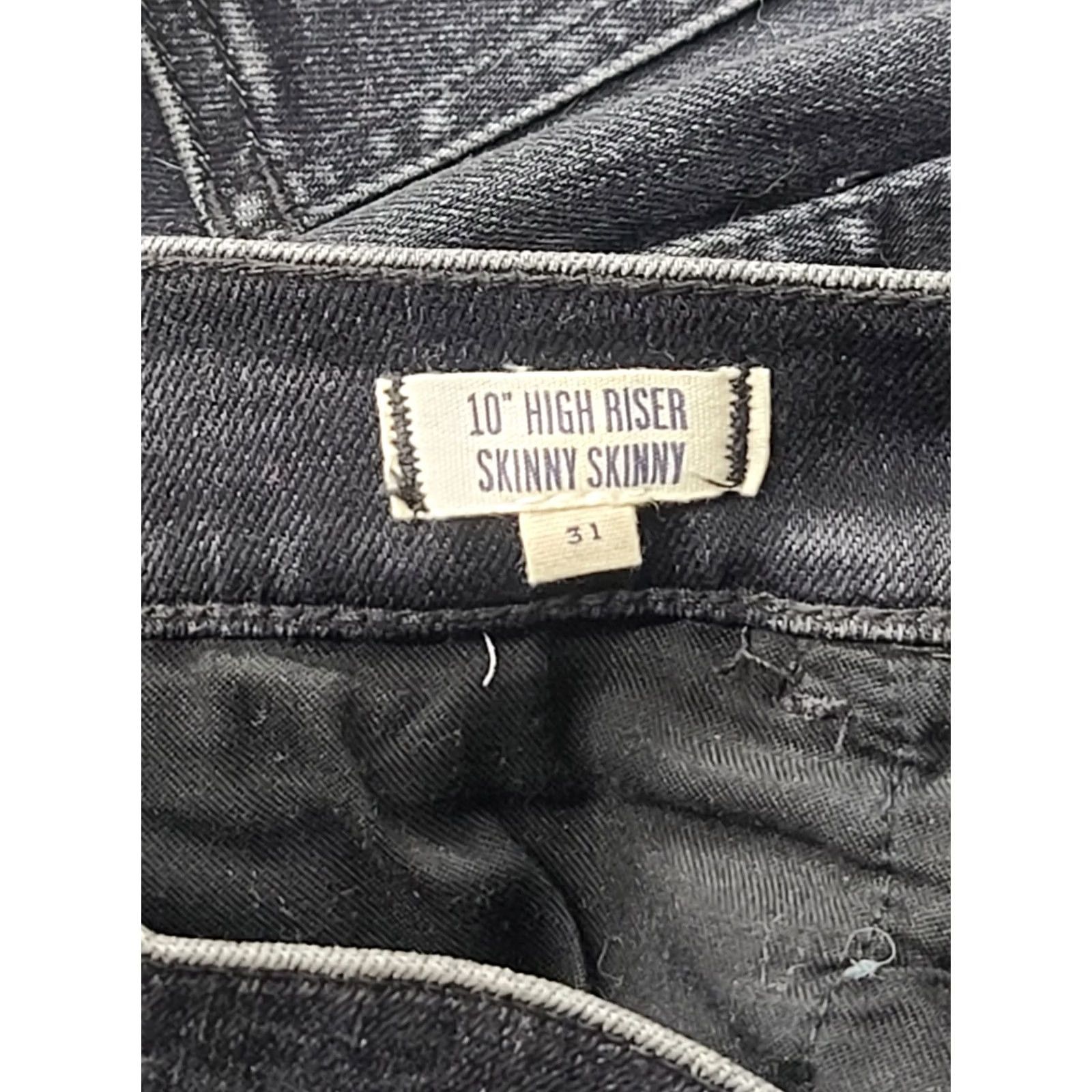 Madewell Madewell Jeans Womens 31x27 High Riser Skinny Charcoal Wash Skinny Jeans 31 Gray/Black Madewell Womens Jeans Size 24" / US 00 / IT 34 - 3 Thumbnail