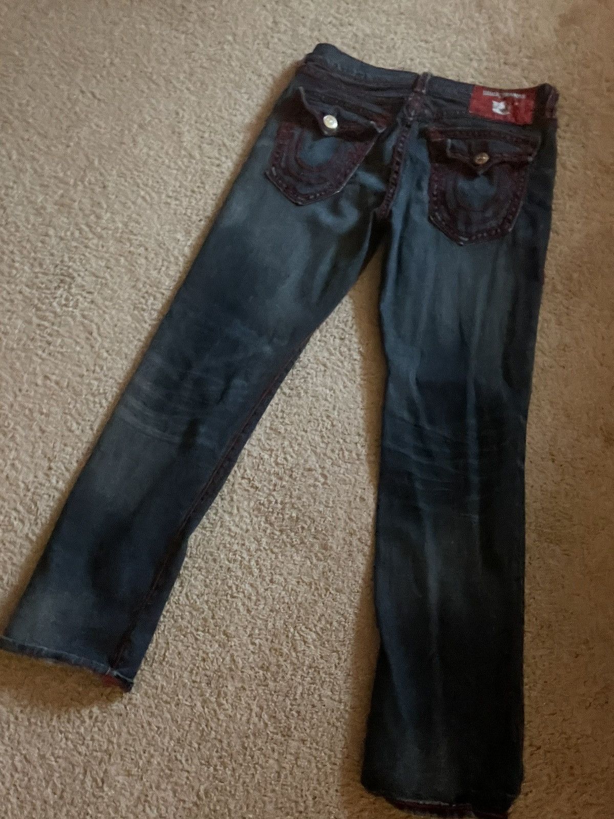 True Religion Red and blue truey jeans Size US 34 / EU 50 - 6 Thumbnail