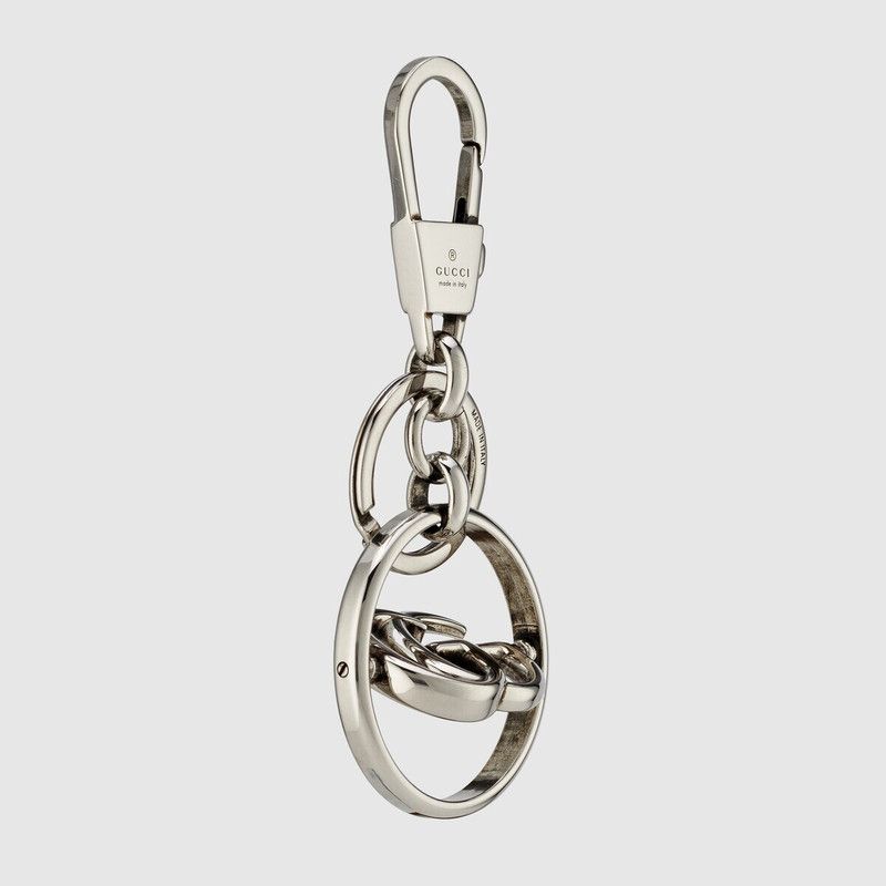 Gucci oc11z1225 Size: OS / Double G keychain in Silver Size ONE SIZE - 2 Thumbnail