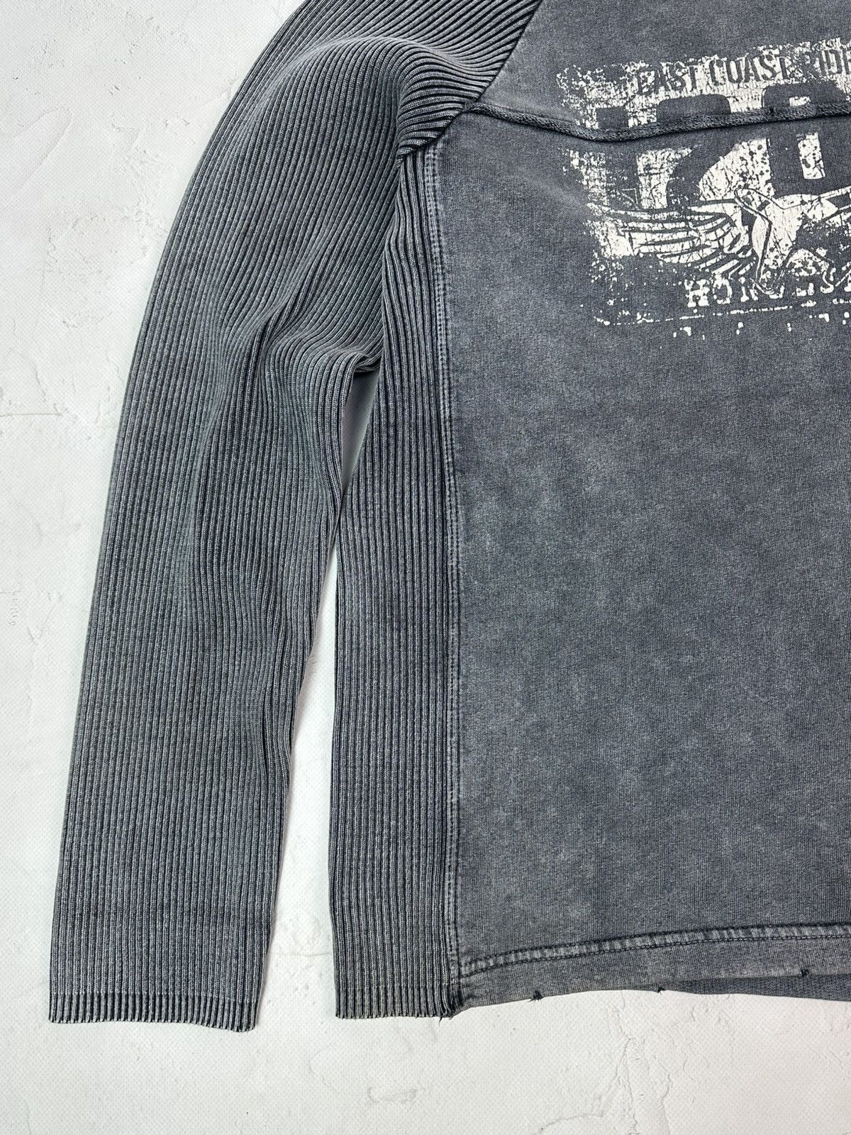 Vintage Vintage Diesel Style Ribbed Printed Sweater Size US L / EU 52-54 / 3 - 5 Thumbnail