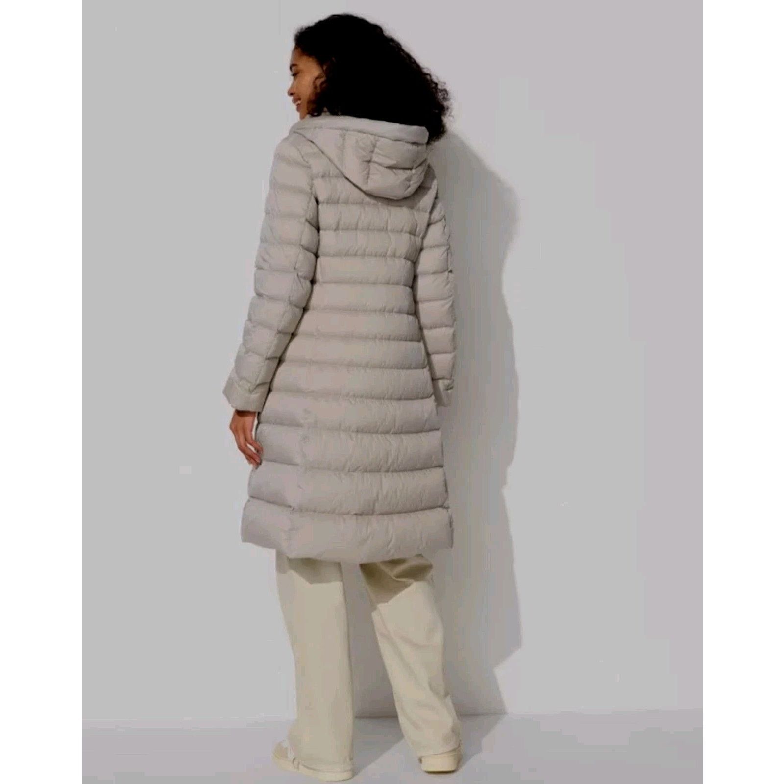 Uniqlo Uniqlo Ultra Light Down Coat Womens Hooded Long Full Zip Size XS / US 0-2 / IT 36-38 - 4 Thumbnail