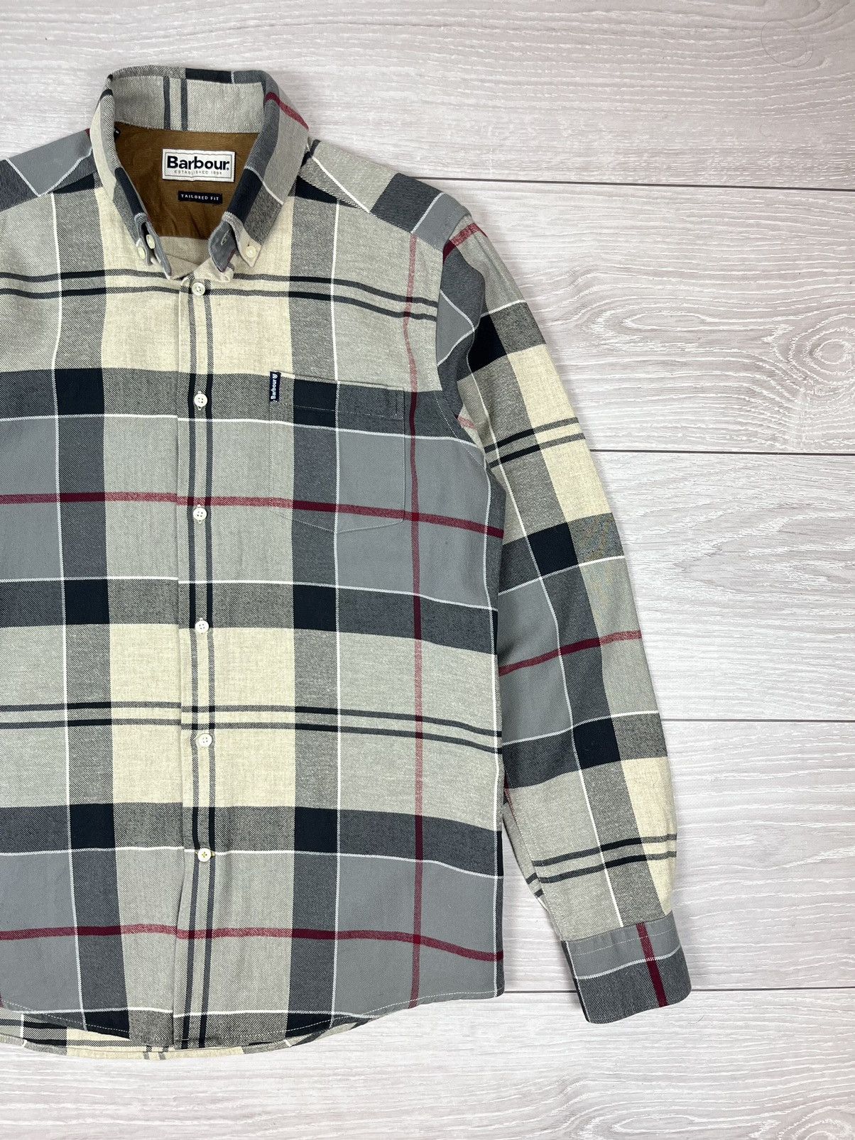Barbour Barbour Tartan 3 Tailored Flannel Checkered Shirt Size US M / EU 48-50 / 2 - 3 Thumbnail