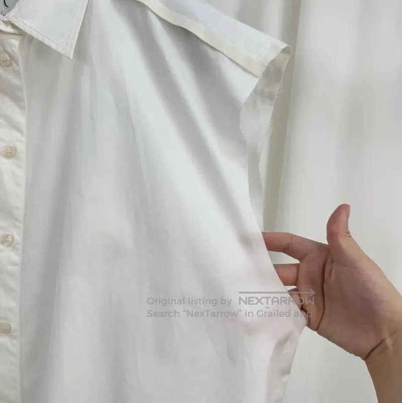 Acne Studios Acne Studios Stylish White Sleeveless Shirt. Size US XXS / EU 40 - 4 Thumbnail