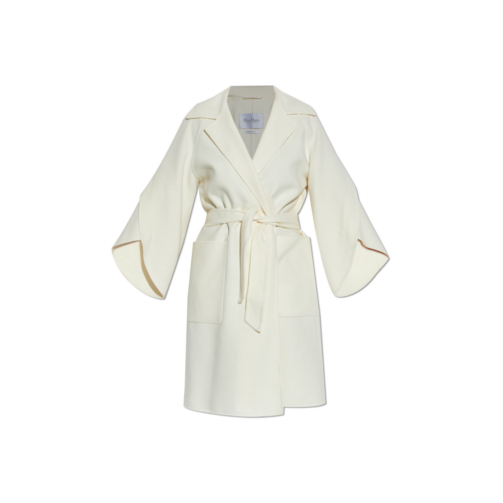 Max Mara MAX MARA Cosetta White Wool Cashmere Coat New & Authentic (W Size S / US 4 / IT 40 - 1 Preview