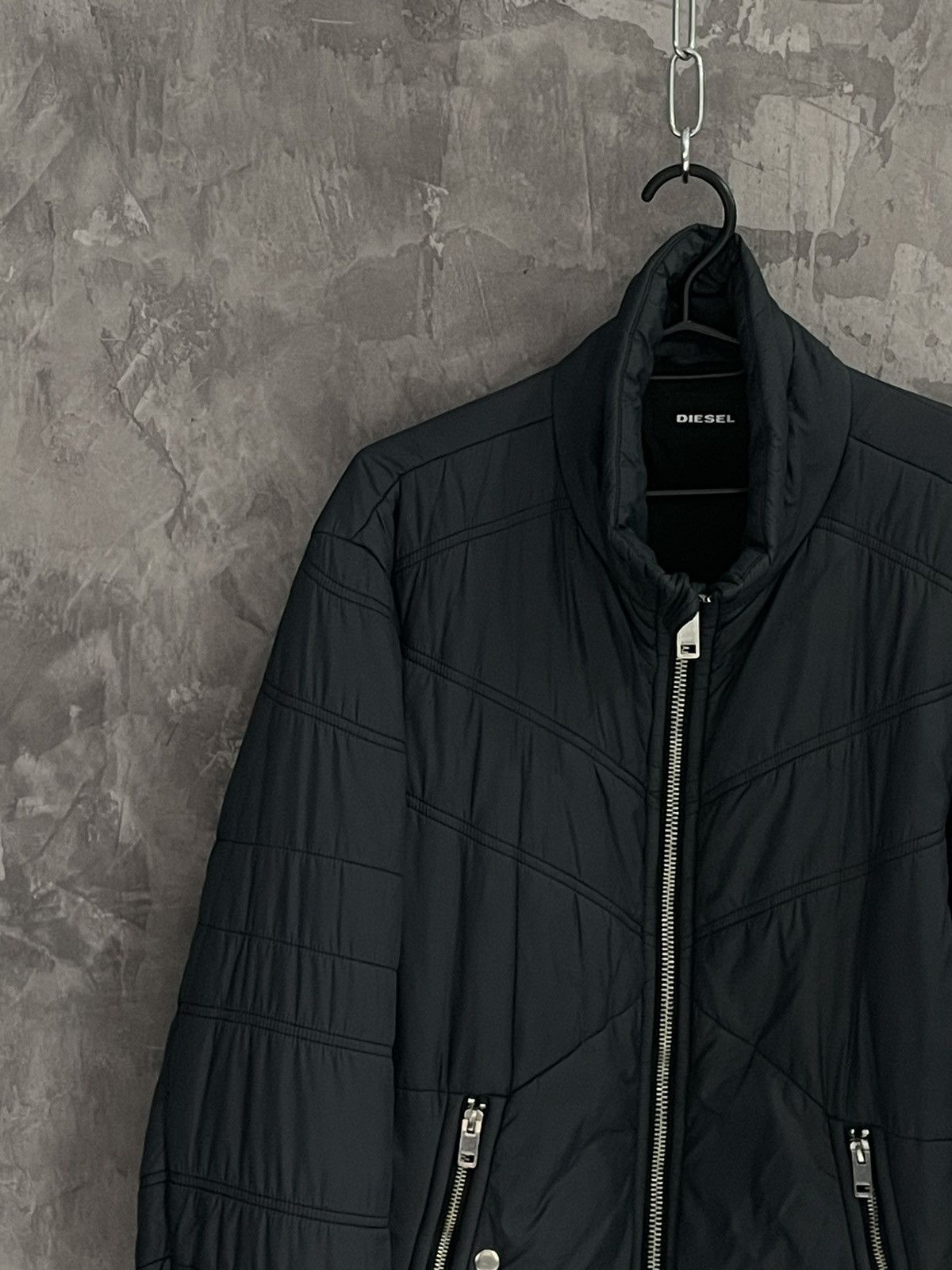 Diesel × Vintage Diesel Bomber Jacket With Multi Zip Design Size US XL / EU 56 / 4 - 3 Thumbnail