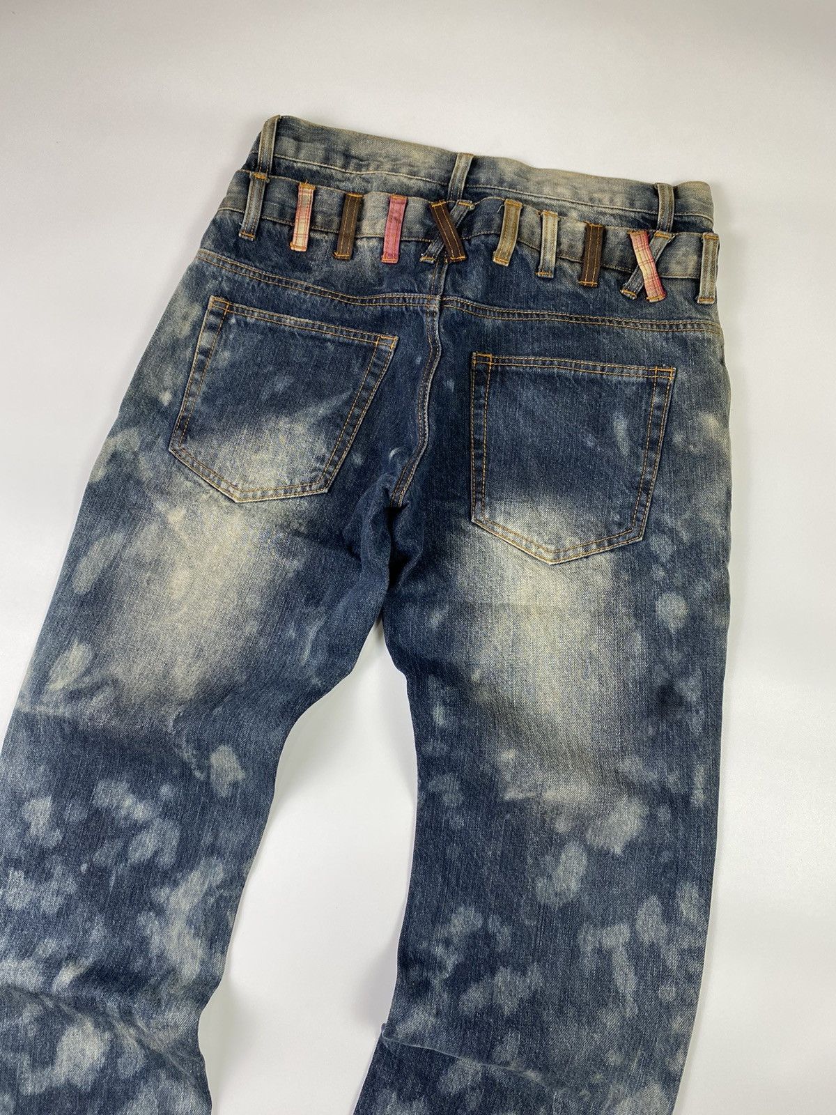 Hysteric Glamour Double waist jeans pant explosion by nylaus bleachwash 30x32 Size US 30 / EU 46 - 12 Thumbnail