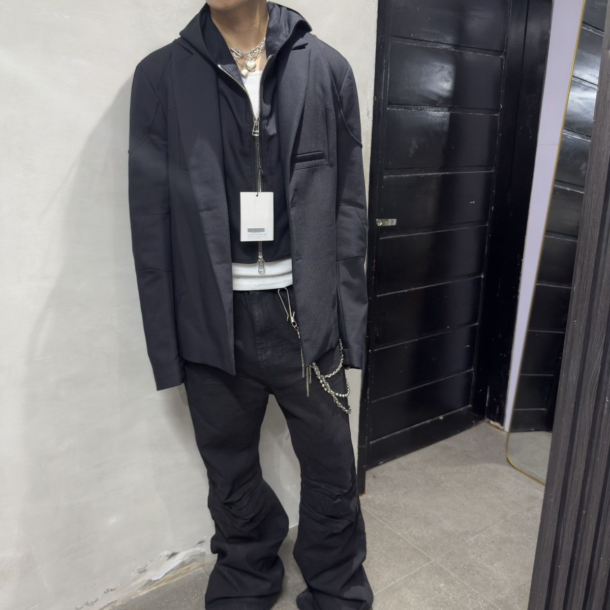 Hood By Air Rare Hood By Air Hooded Vest Playboi Carti Vamp Punk Look Size 50R - 15 Thumbnail