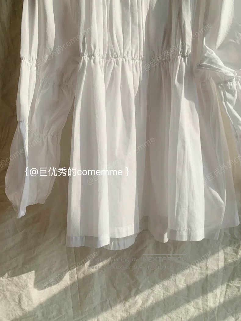 Comme des Garcons Comme Des Garcons Round neck pleated loop sleeve cute retr Size S / US 4 / IT 40 - 7 Thumbnail