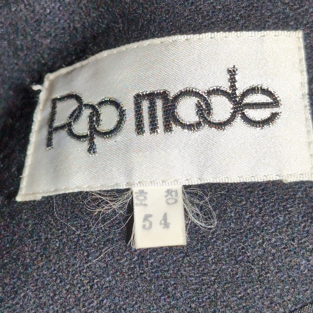 Other Vintage Pop Mode Women's L Blazer Black with Purple Buttons Size L / US 10 / IT 46 - 5 Thumbnail