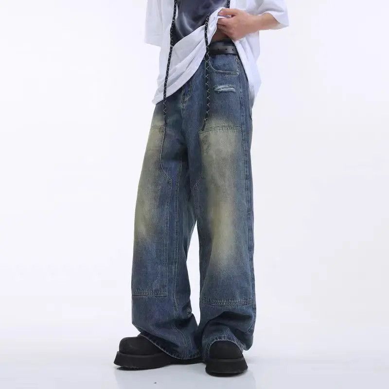 Japanese Brand × Jean Gradient Loose Vintage Blue Jeans Size US 32 / EU 48 - 3 Thumbnail