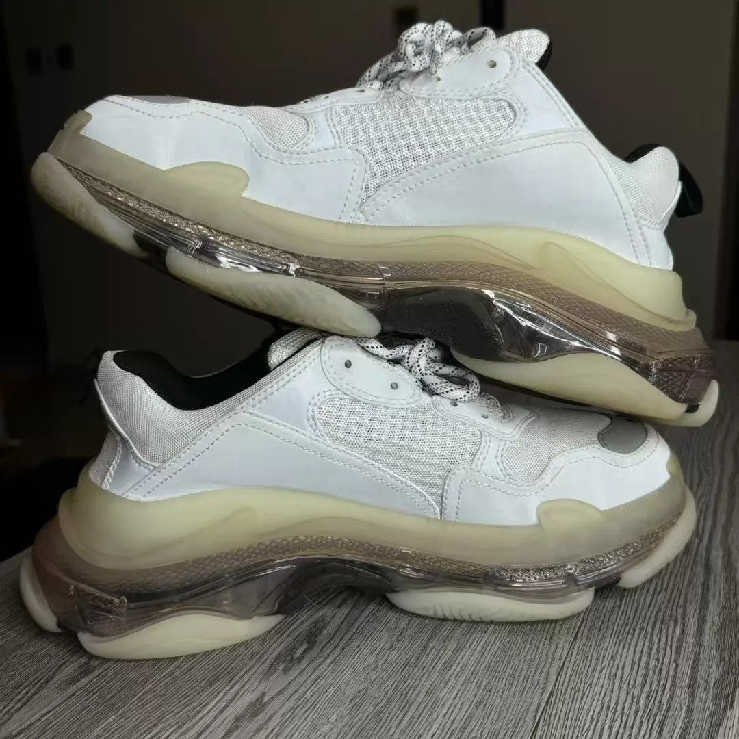 Balenciaga Balenciaga Triple S Clear Sole Cream 42 98 New Size US 9 / EU 42 - 3 Thumbnail