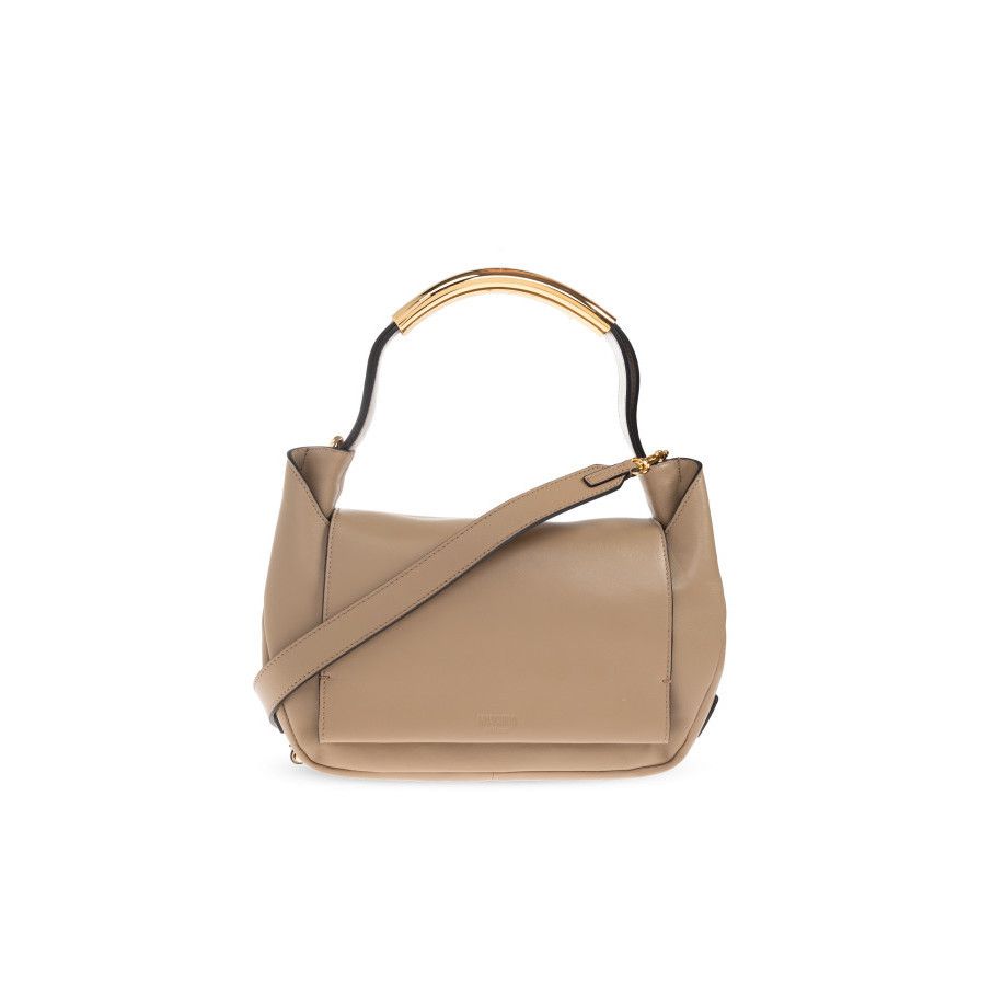 Moschino MOSCHINO Beige Leather Handbag New & Authentic Size ONE SIZE - 1 Thumbnail