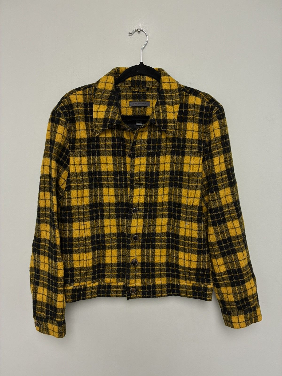 John Varvatos Searcy Plaid Blouson Jacket Coat Size EU48/US38. Size US M / EU 48-50 / 2 - 7 Thumbnail