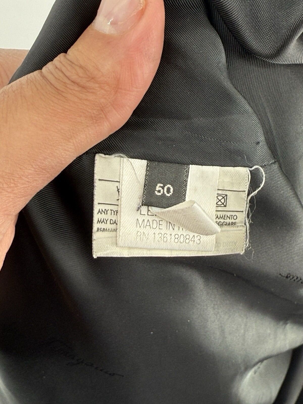 Salvatore Ferragamo Men’s Salvatore Ferragamo Black Leather Jacket Size 50 Size US M / EU 48-50 / 2 - 11 Thumbnail