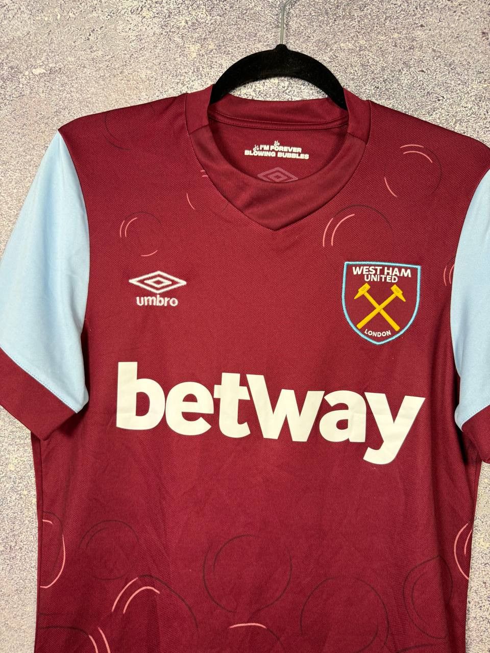 Umbro West Ham United 2023/24 Home Umbro Soccer Jersey Blokcore Size US S / EU 44-46 / 1 - 7 Thumbnail