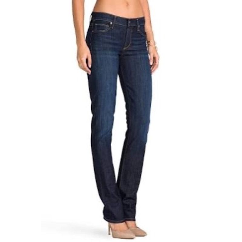 Citizens Of Humanity Citizens of Humanity Women's Mid Rise Straight Jeans Size 25 Size 25" / US 0 / IT 36 - 1 Thumbnail