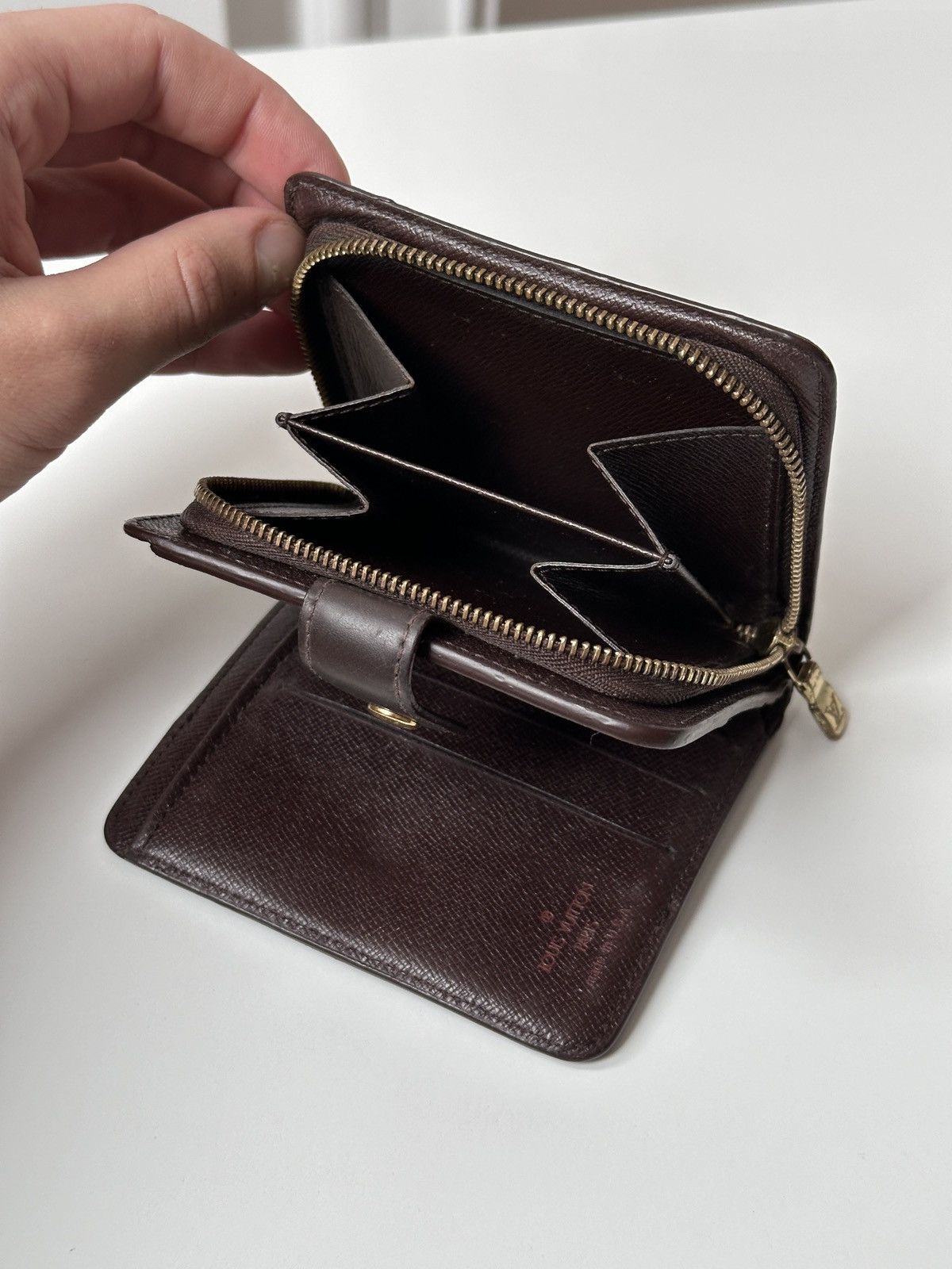 Louis Vuitton Louis Vuitton Threefold Damier Ebene Compact Zippy Wallet Size ONE SIZE - 11 Thumbnail