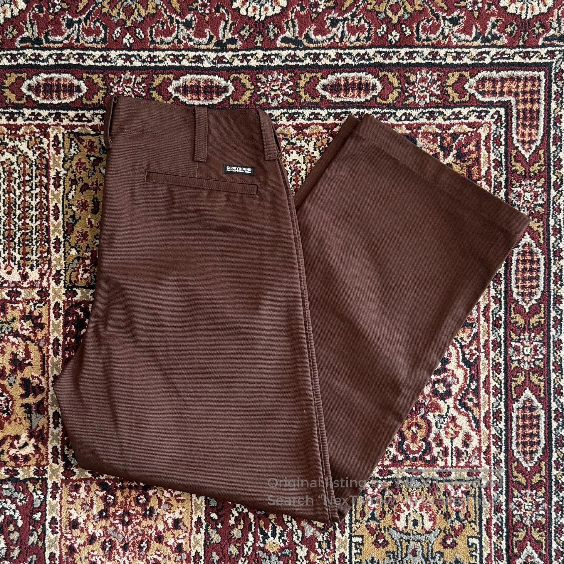 Japanese Brand COOTIE PRODUCTIONS Brown Cargo Pants. Size US 32 / EU 48 - 2 Thumbnail