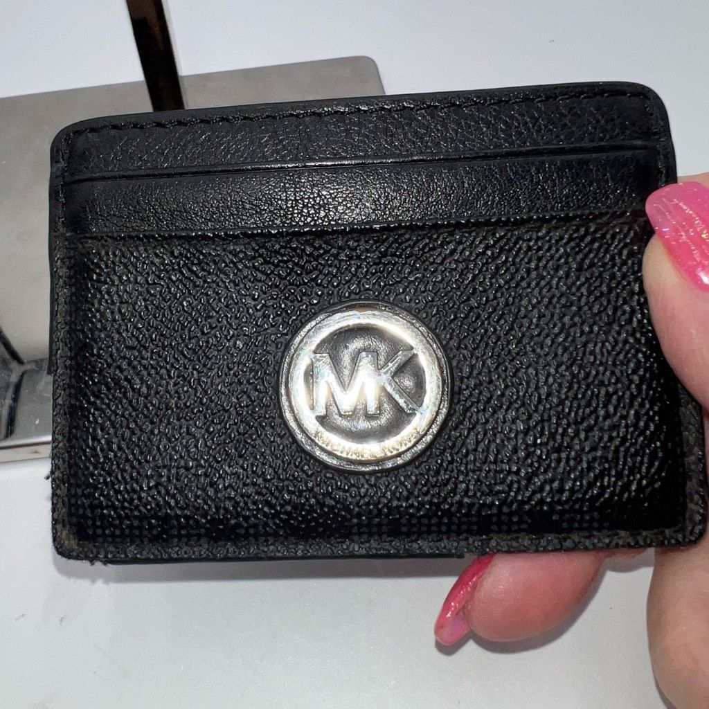 Michael Kors Michael Kors Black Leather Card Case Size ONE SIZE - 2 Thumbnail