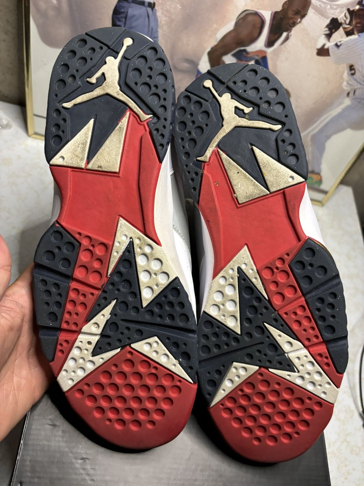 Jordan Brand Air Jordan 7 Retro 2012 Olympic 2012 Size US 11 / EU 44 - 5 Thumbnail
