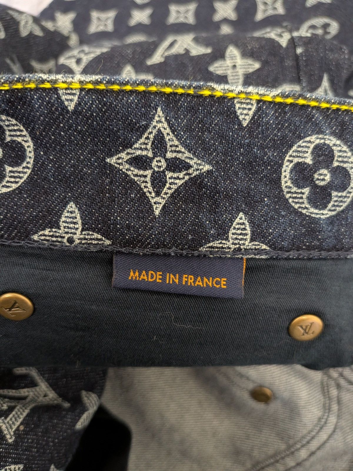 Louis Vuitton LOUIS VUITTON X KIM JONES DENIM MONOGRAM 32 Size US 32 / EU 48 - 5 Thumbnail