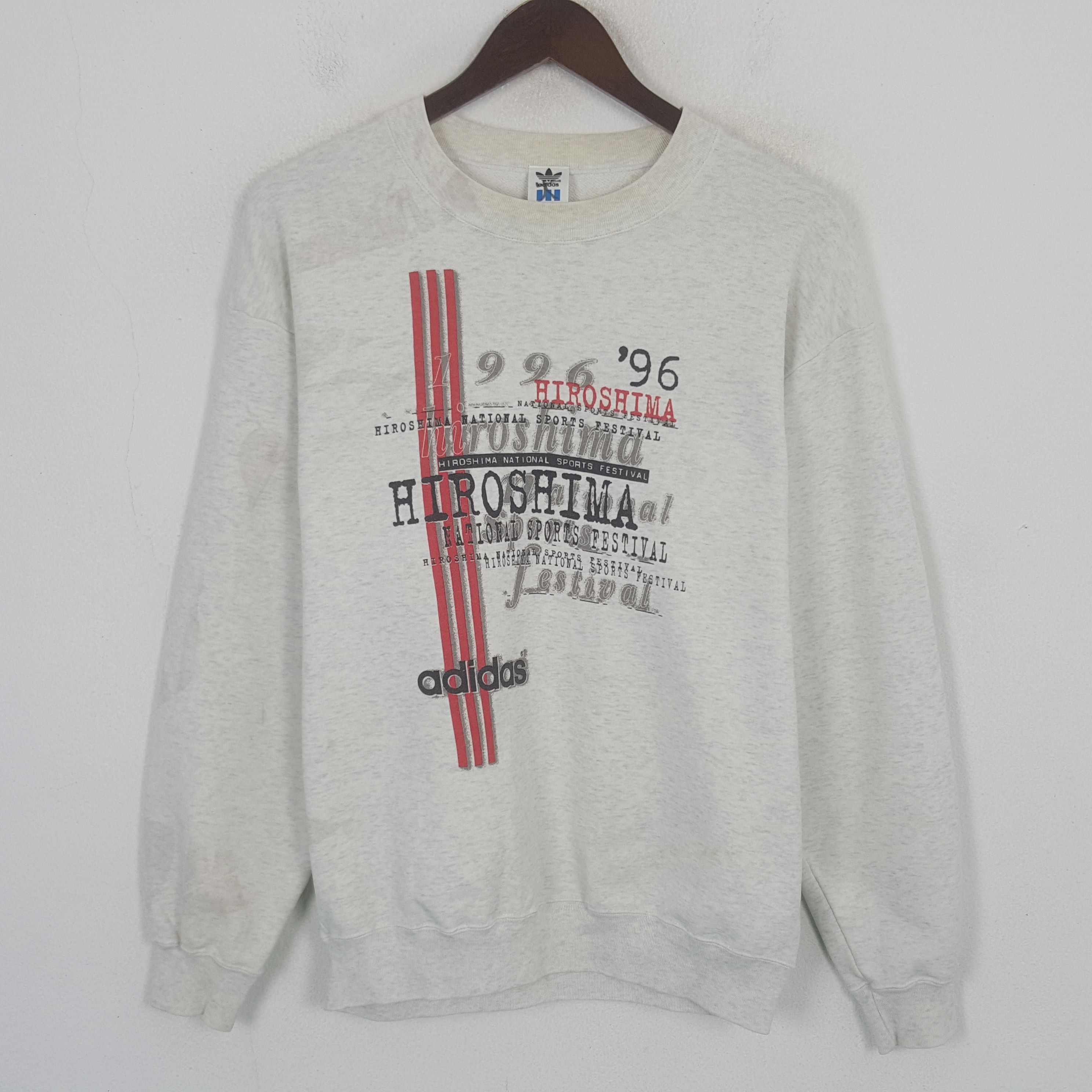 Adidas Vintage Adidas Hiroshima Sweatshirt Size US M / EU 48-50 / 2 - 1 Thumbnail
