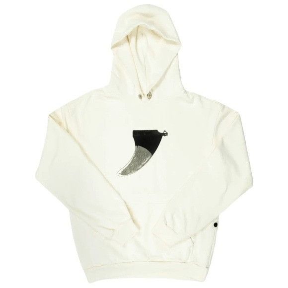 Designer OLA CANVAS SINGLE FIN WHITE/CREAM HOODIE SZ MEDIUM M Size US M / EU 48-50 / 2 - 1 Thumbnail