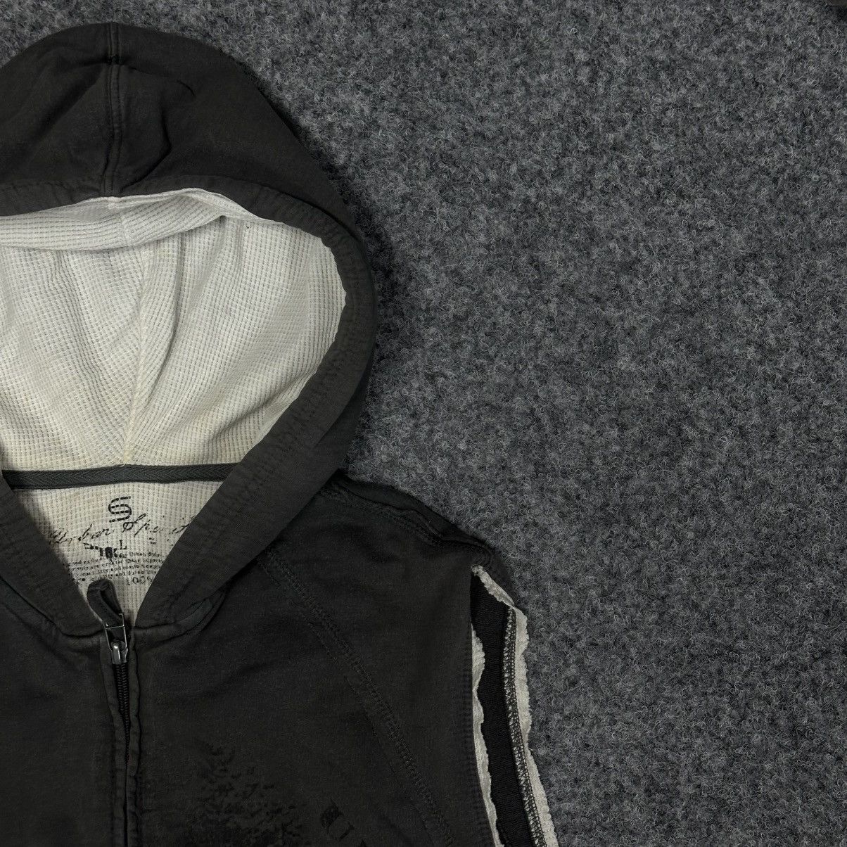 POST ARCHIVE FACTION (PAF) VTG Zip Tank Top With Hood Vest Grunge Symbol Hype Trend Size US L / EU 52-54 / 3 - 4 Thumbnail
