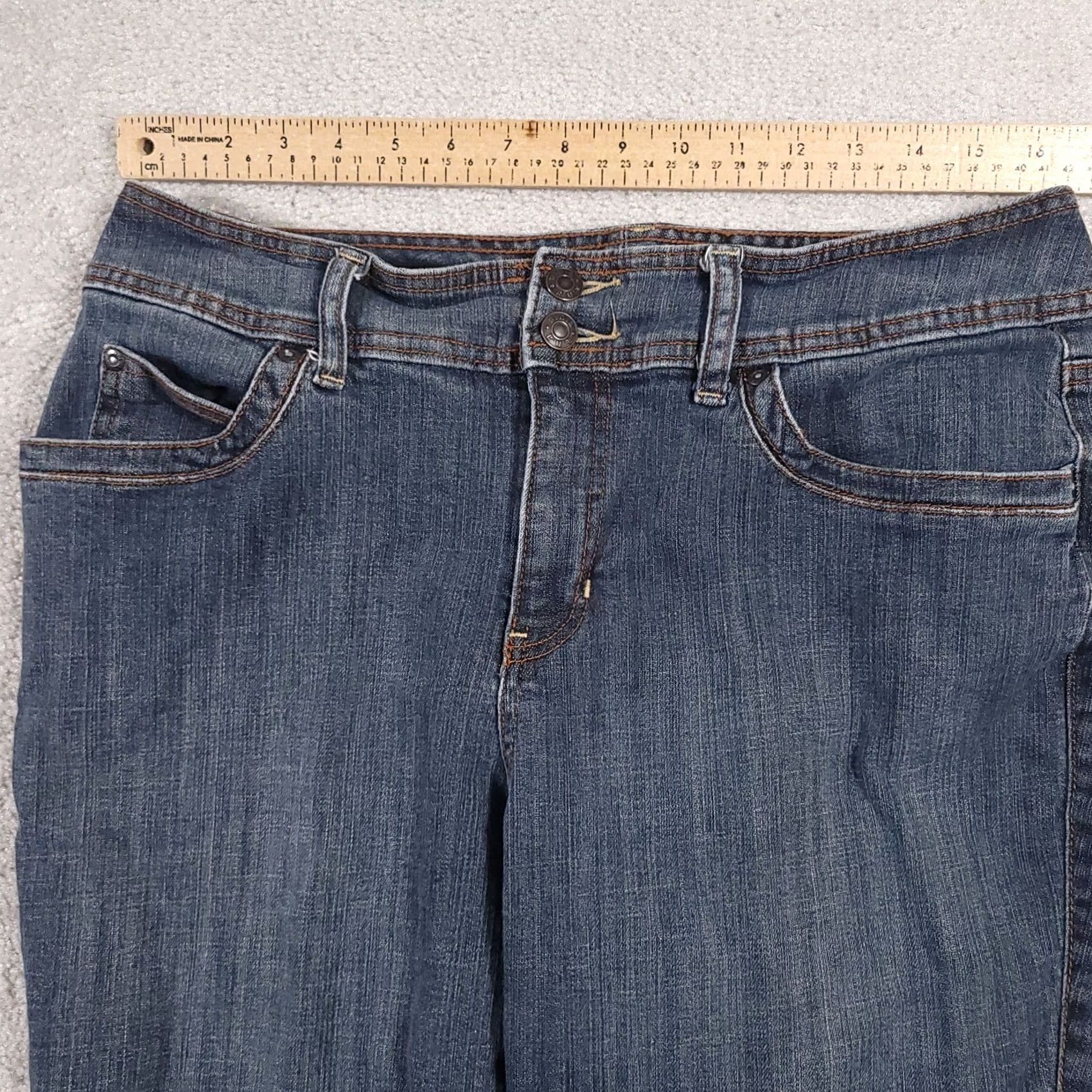 Denime A.N.A. Skinny Denim Jeans Women's 14W Stretch Medium Wash Jeans 31in Inseam Blue 5-Pocket Regular Rise Mens? Size 24" / US 00 / IT 34 - 5 Thumbnail