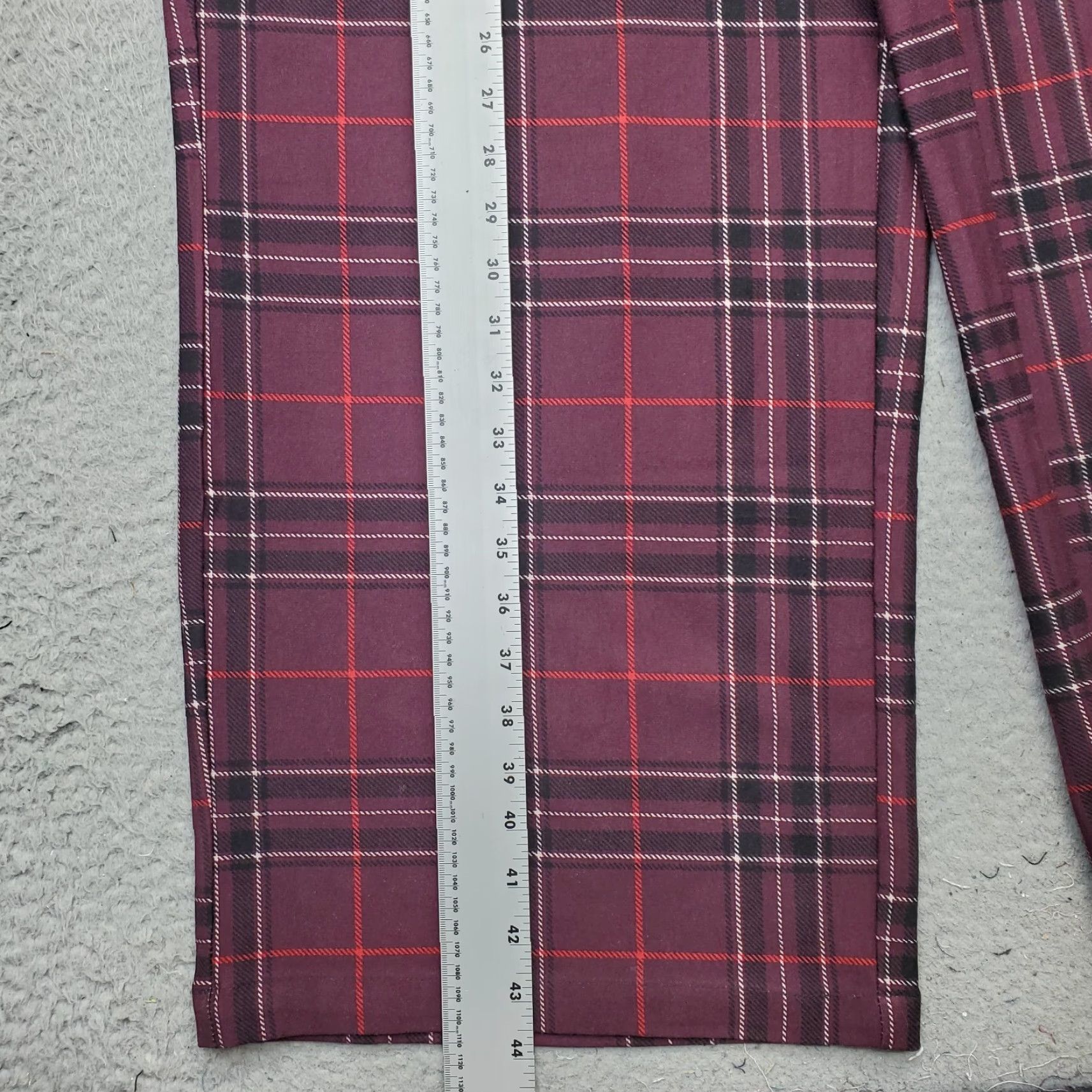 Torrid Torrid Pants Womens 4 Multi Plaid Ponte Stretch Pixie Wide Leg Pull On Size 27" / US 4 / IT 40 - 3 Thumbnail