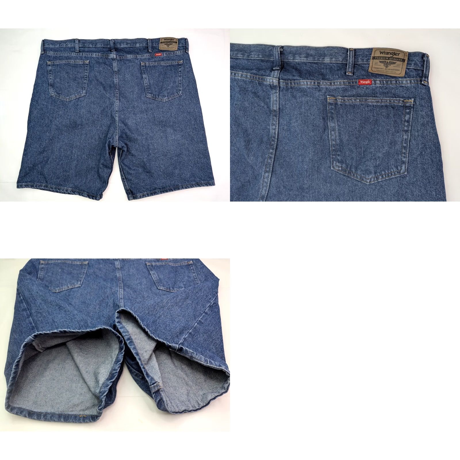 Wrangler Wrangler Jeans Men Relaxed Den9im Blue 49" Waist 5-Pocket Zip Front Relaxed Fit VTG Denim Blue Jeans TruE 49 x 9 In Size US 32 / EU 48 - 8 Thumbnail