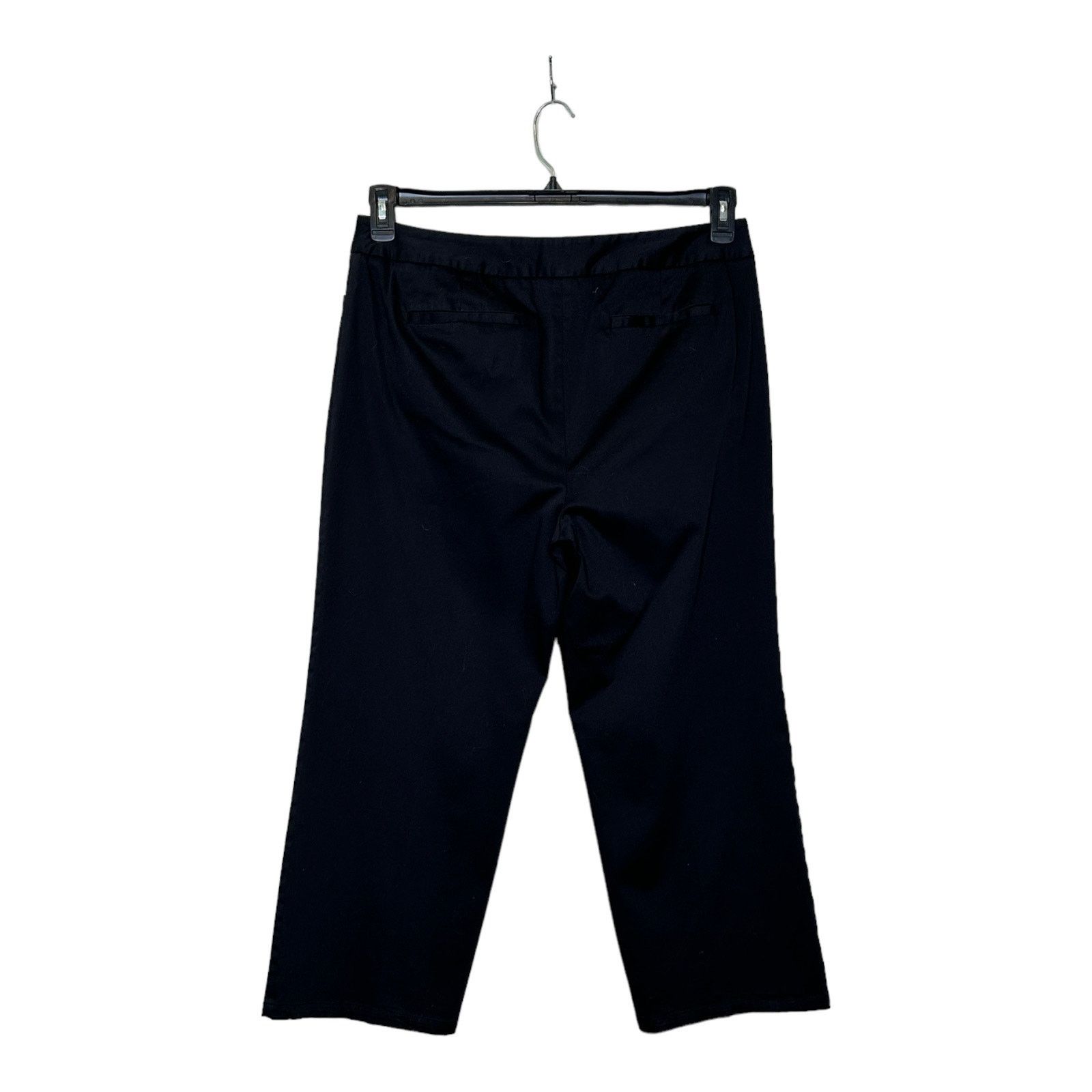 Jones New York Jones Wear Studio black straight legs cropped pants size 14 Size 36" / US 14 / IT 50 - 2 Thumbnail
