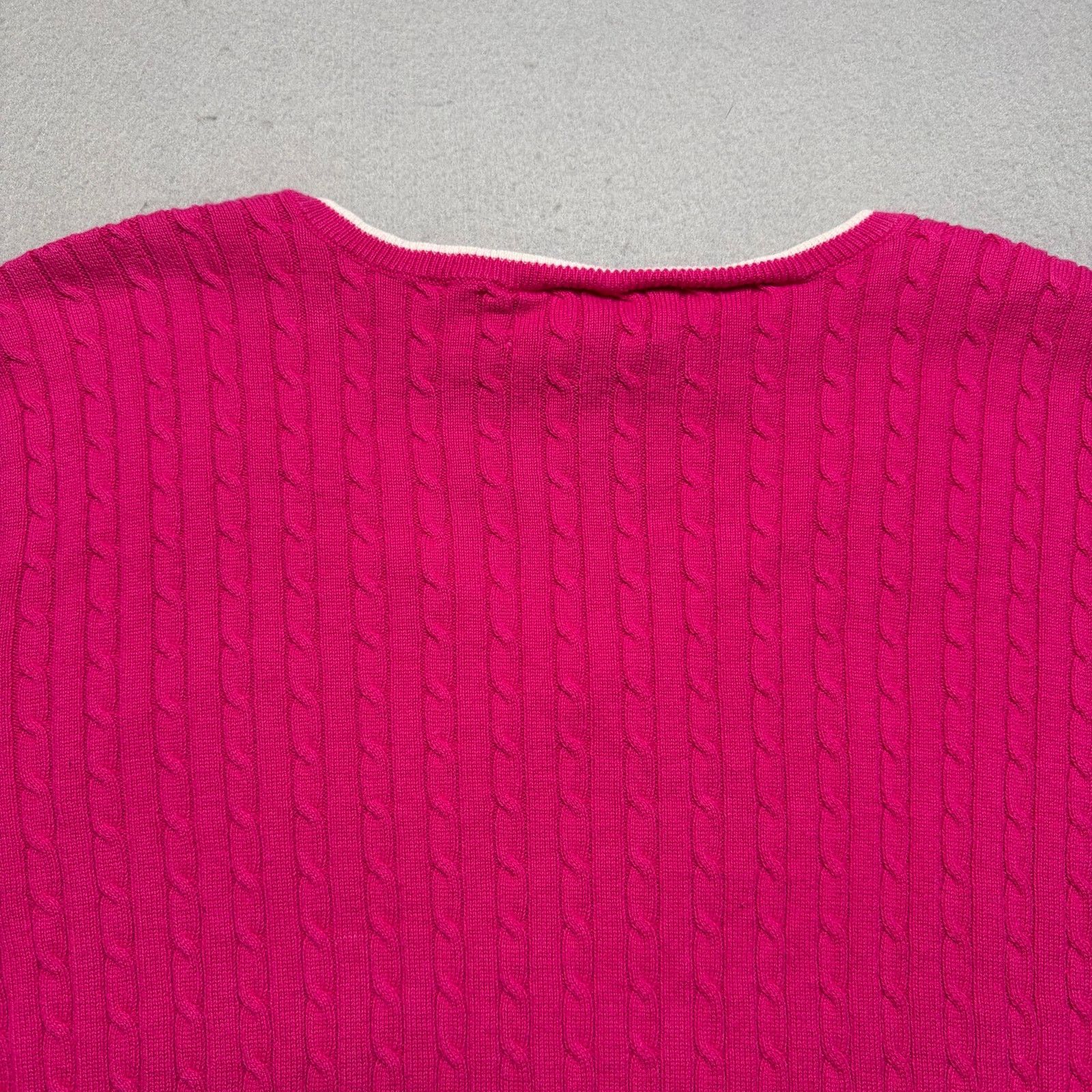 Lauren Ralph Lauren Lauren Ralph Lauren RL Active Cable Knit Sweater Women Large Size L / US 10 / IT 46 - 9 Thumbnail