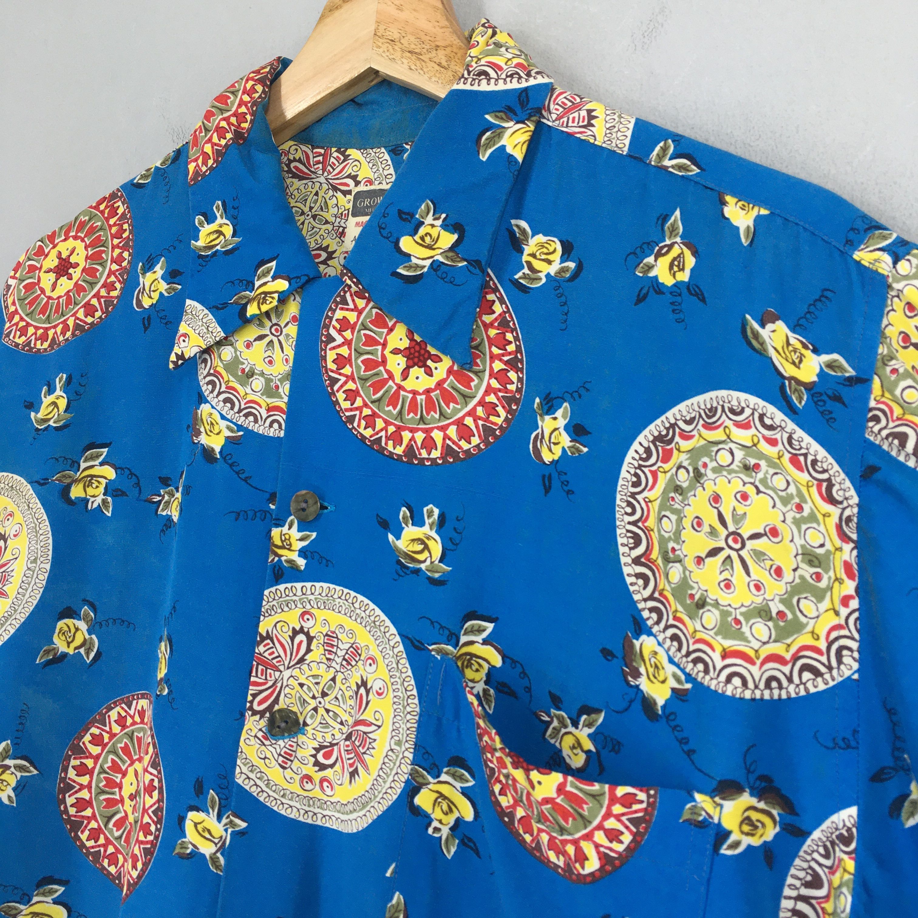 Other Vintage Aloha Floral Artwork Hawaii Rayon Shirt Large Size US L / EU 52-54 / 3 - 4 Thumbnail