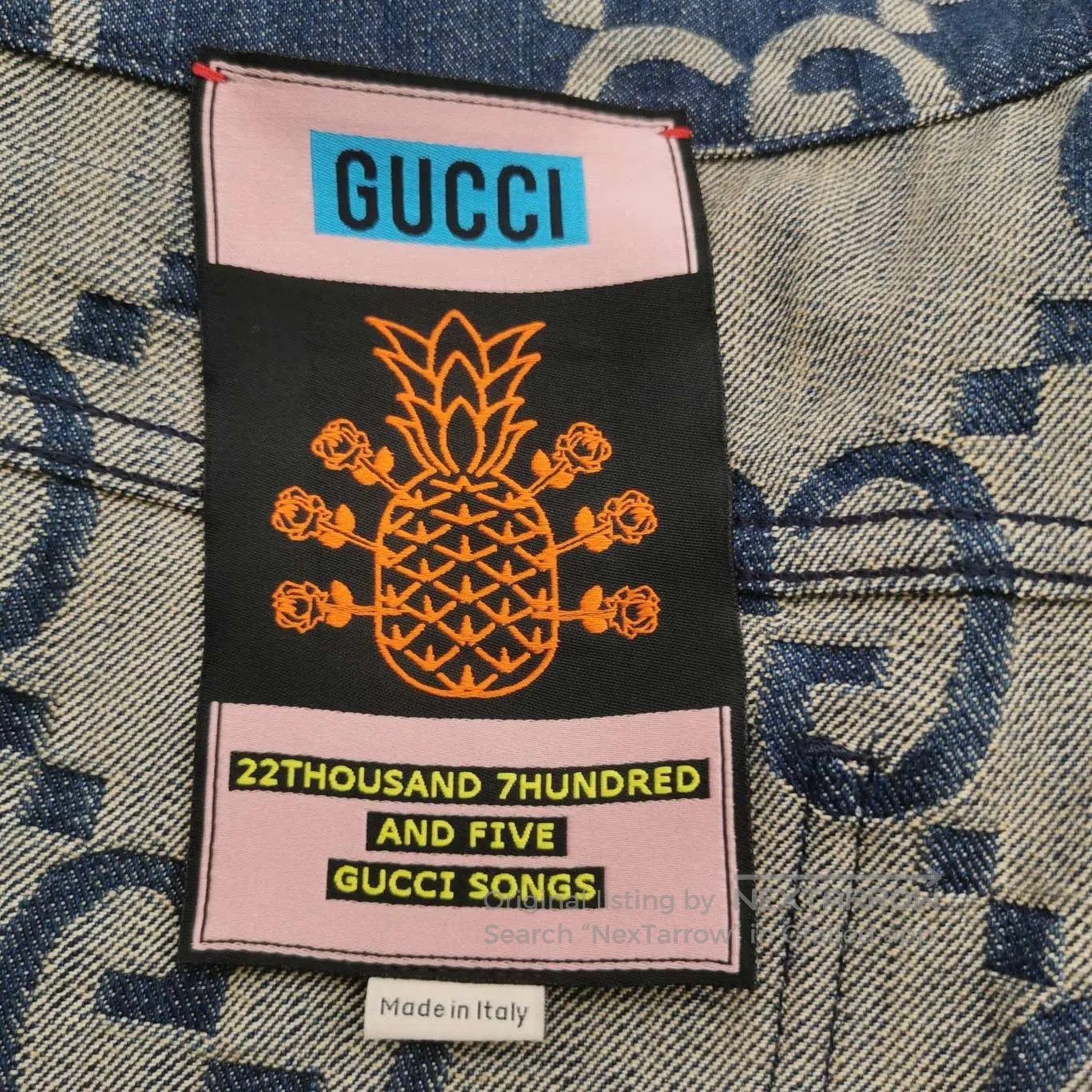 Gucci Gucci Cotton Double G Monogram Long Pants. Size US 33 - 3 Thumbnail