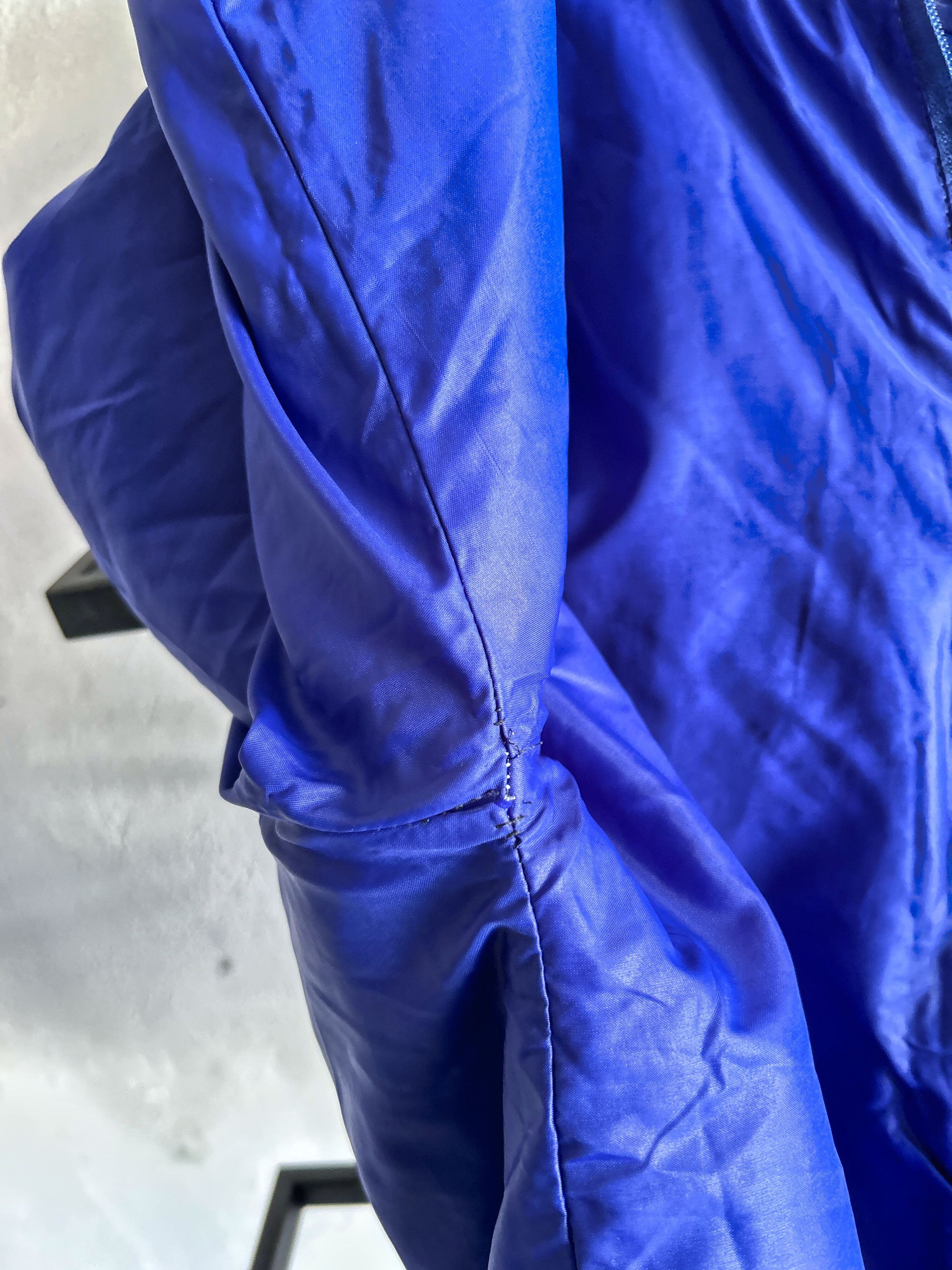 Vintage Blue Puffer Bomber Jacket Minimal Oversized Outerwear Size US M / EU 48-50 / 2 - 7 Thumbnail