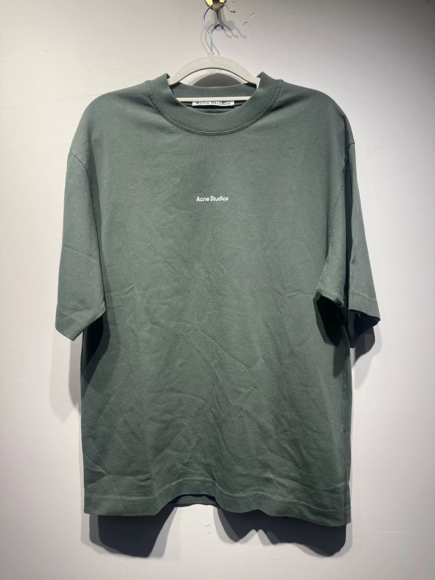 Acne Studios Acne Studios Printed Green T-Shirt XXS Men Size US XXS / EU 40 - 1 Thumbnail