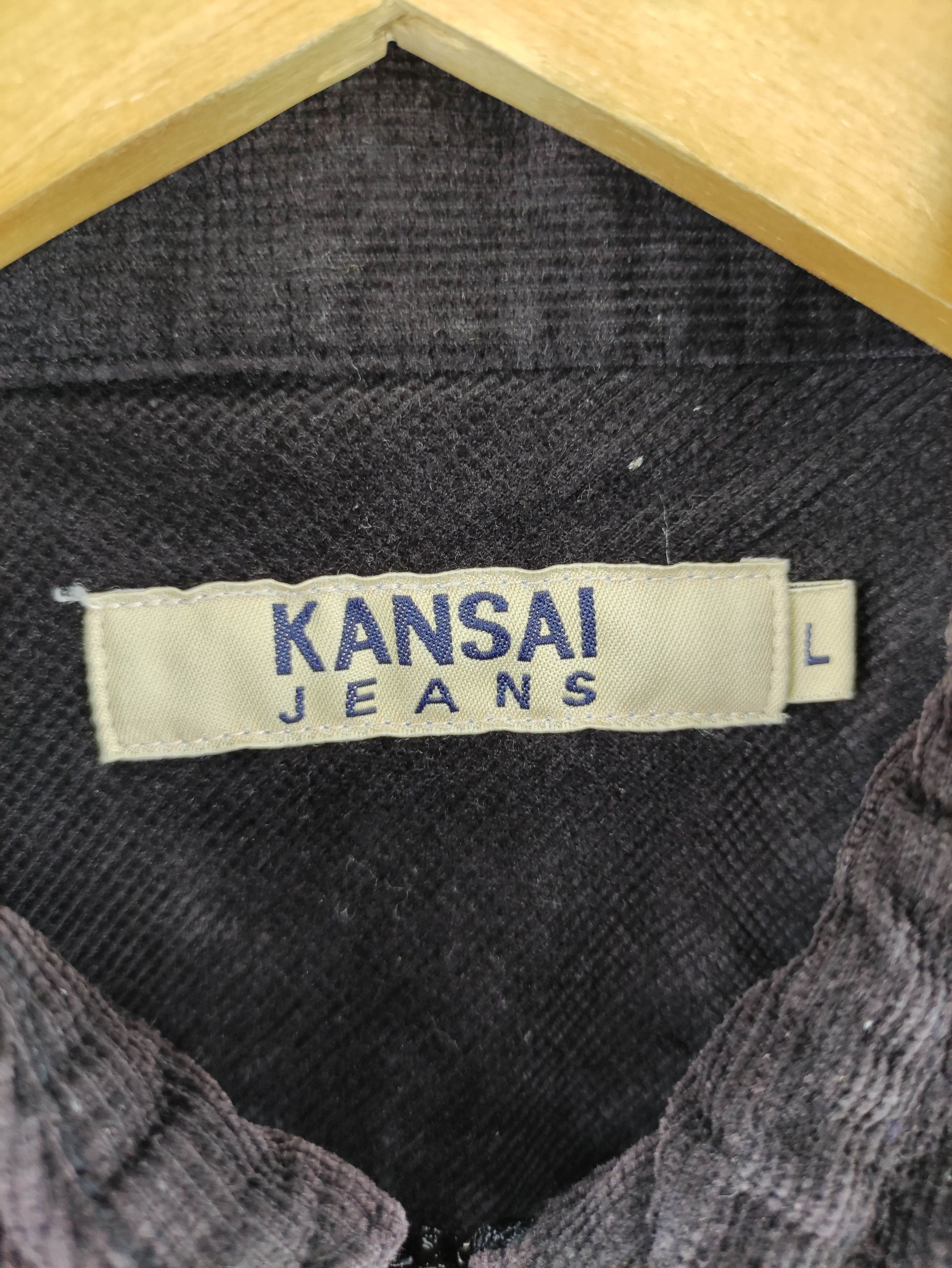 Kansai Yamamoto Vintage Kansai Jeans Jacket Zipper Size US L / EU 52-54 / 3 - 3 Thumbnail
