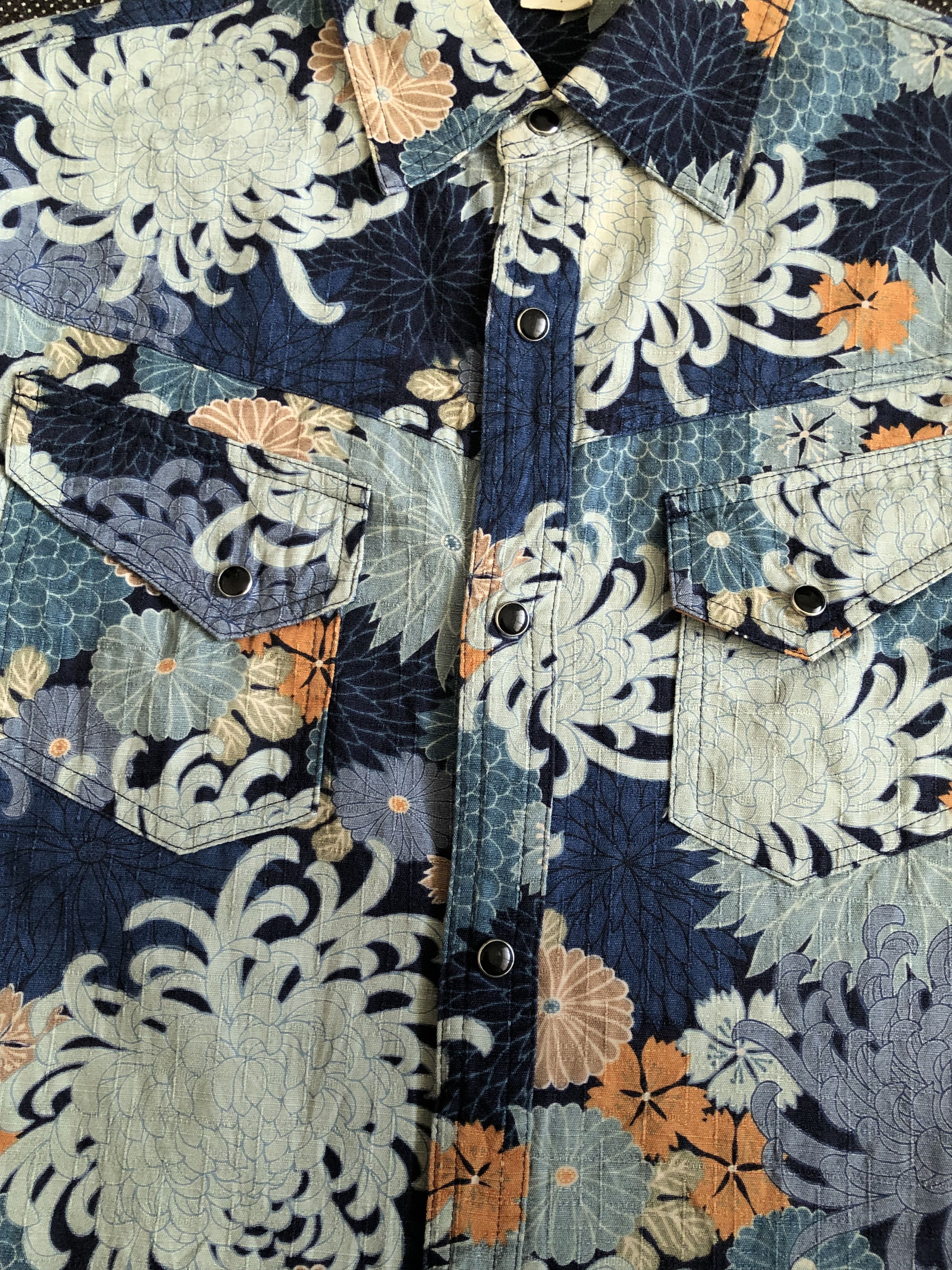 Japanese Brand RARE🔥VINTAGE JAPAN’S NEO CLOTHING FLORAL PRINT COTTON TWILL Size US M / EU 48-50 / 2 - 8 Thumbnail