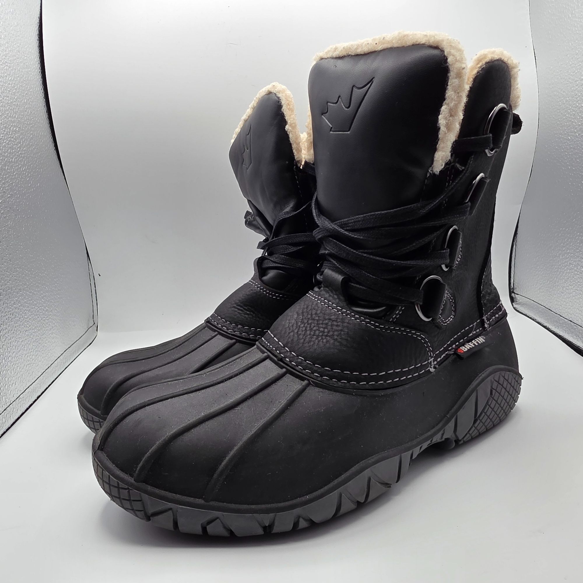 Other Baffin Yellowknife Mens Size 11 Black Boots Outdoors Winter Size US 11 / EU 44 - 4 Thumbnail