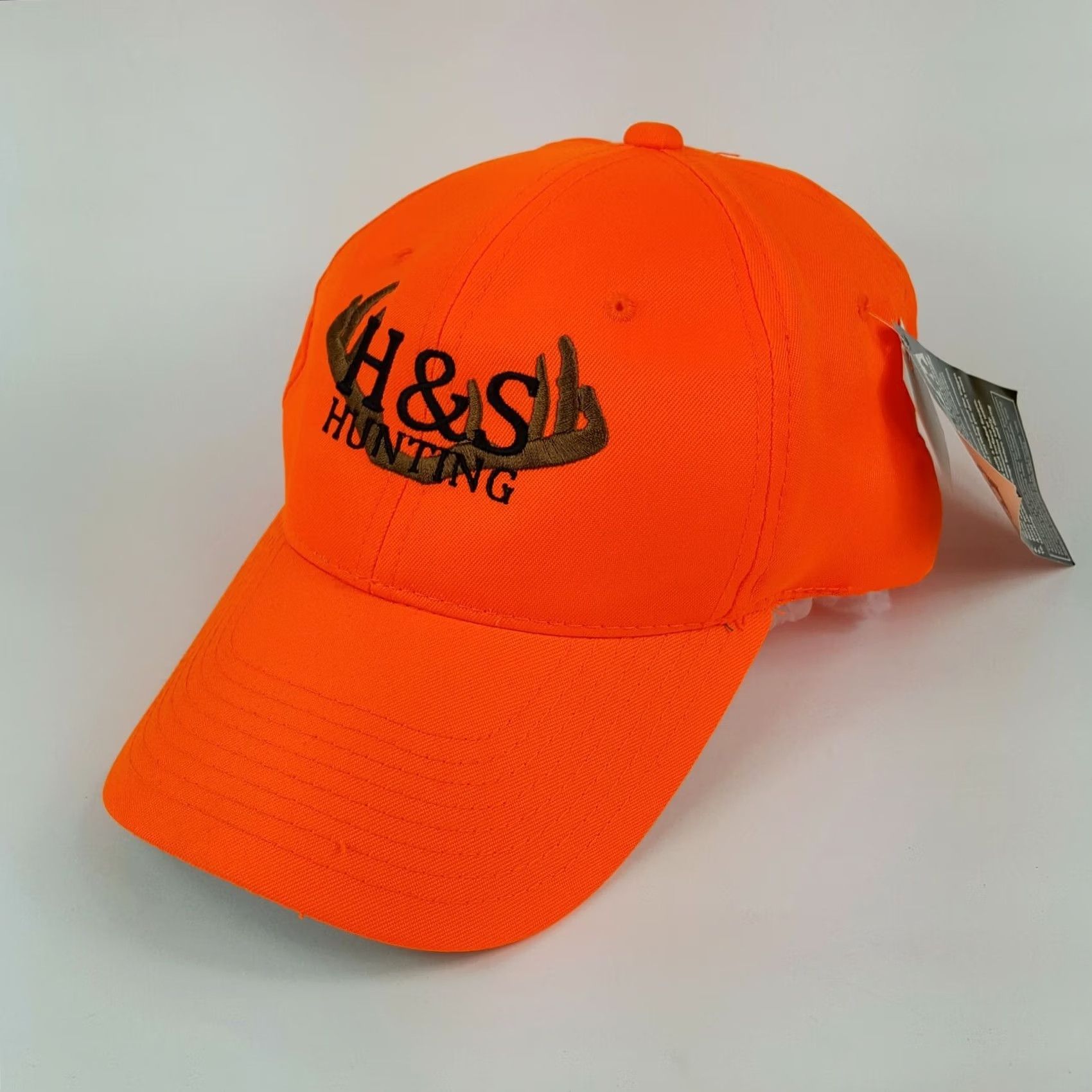 Vintage VINTAGE Signatures Hunting High Vis Trucker Hat Outdoor Snapback Cap Neon Orange Deer Men Adjustable Cap Size ONE SIZE - 3 Thumbnail