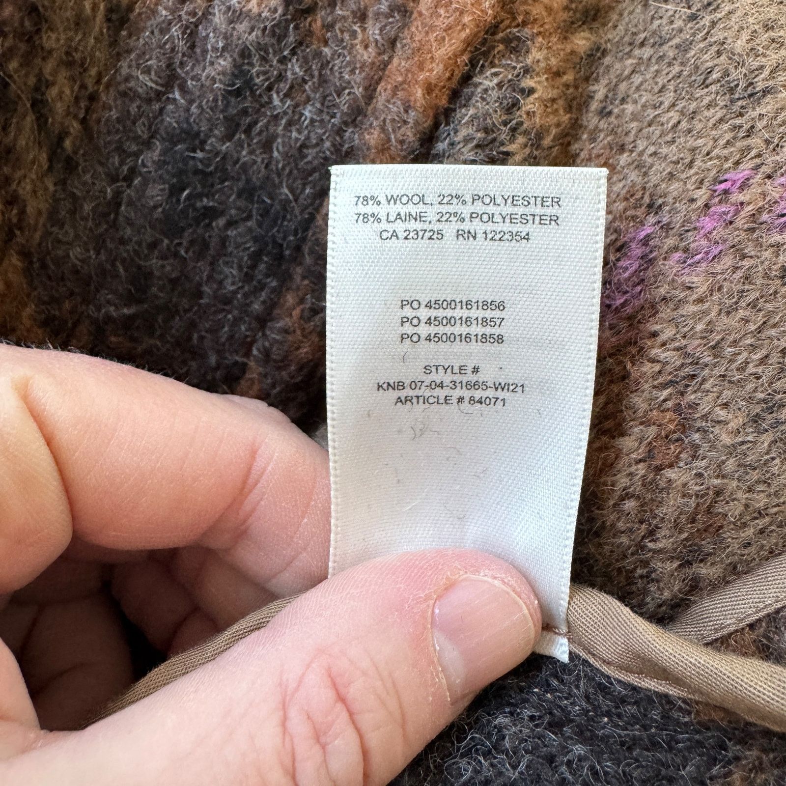 Aritzia Aritzia Wilfred Autumn Shirt Jacket Wool Shacket Brown Plaid Size S / US 4 / IT 40 - 9 Thumbnail
