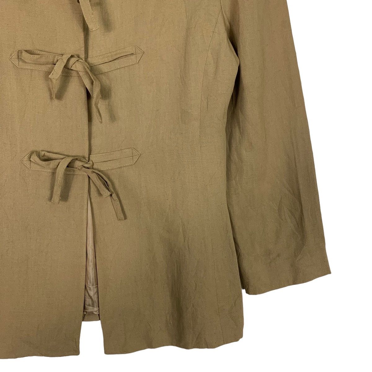 Japanese Brand LAURA BIAGIOTTI Tie Closure Casual Jacket #0126-C7 Size M / US 6-8 / IT 42-44 - 5 Thumbnail