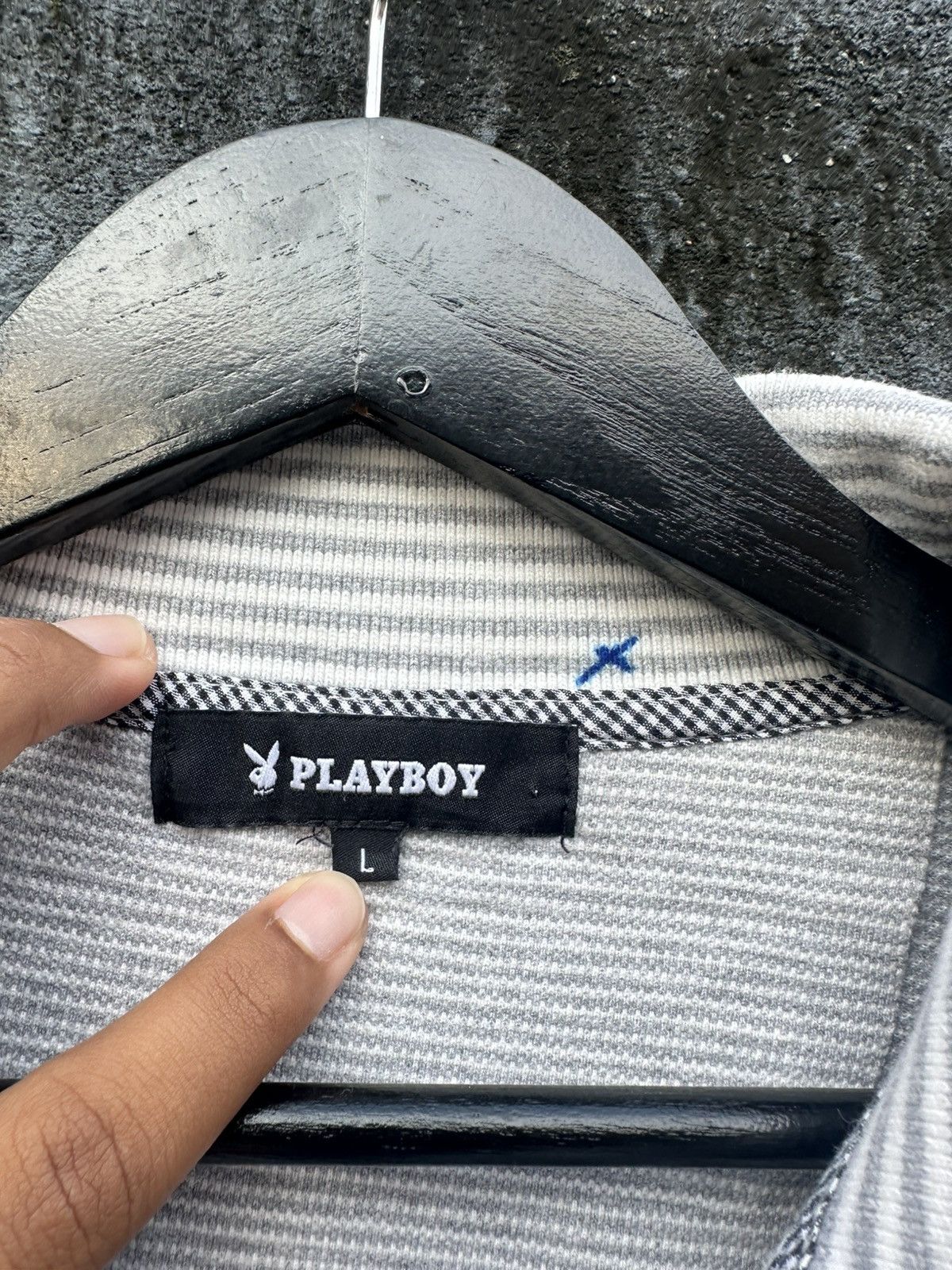 Playboy 👹Vintage Playboy Pullover Botton Long Sleeves Tshirt Size US M / EU 48-50 / 2 - 10 Thumbnail