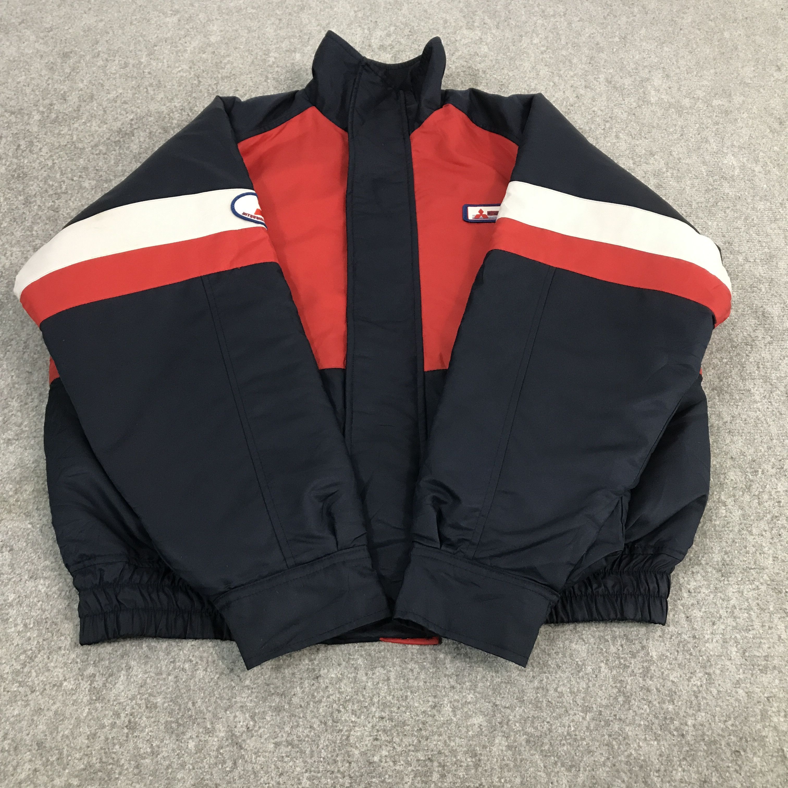 Japanese Brand MITSUBISHI RACING WORK UNIFORM JAPAN JACKET Size US L / EU 52-54 / 3 - 9 Thumbnail